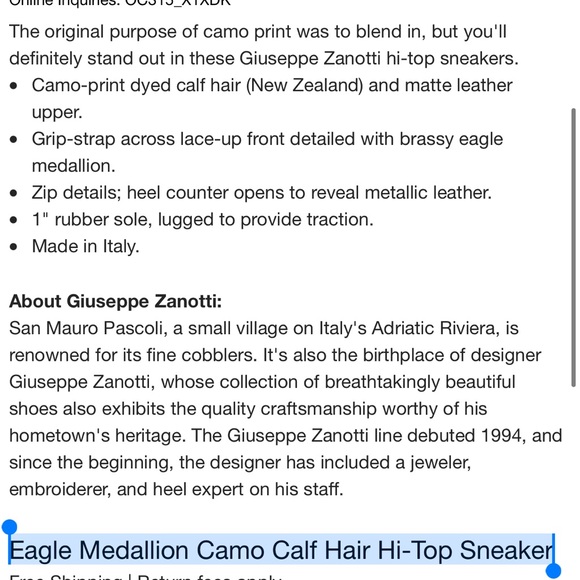 Giuseppe Zanotti Camo sneakers - Picture 12 of 12